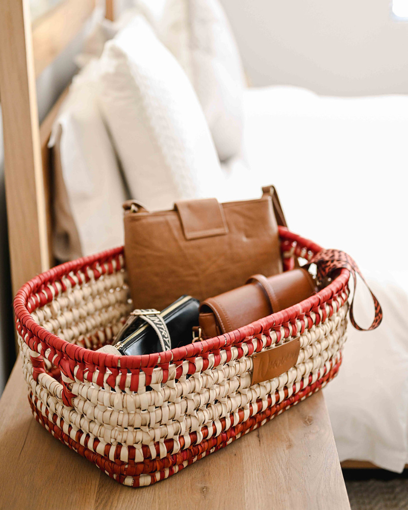 Burnt Orange Basket - Image 5