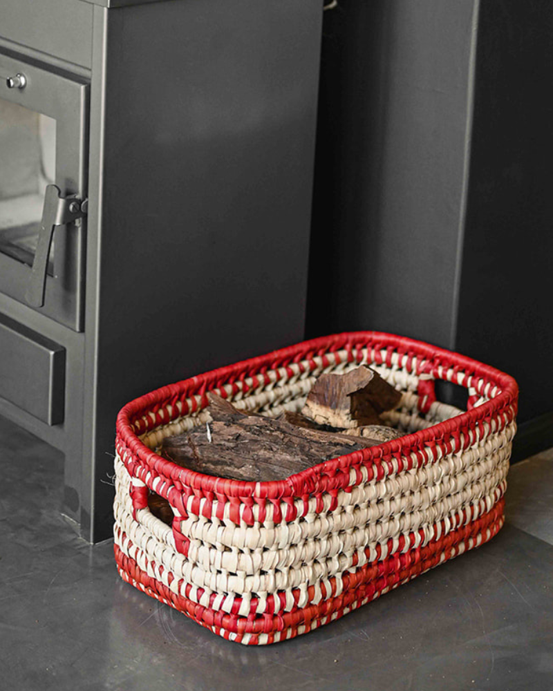 Burnt Orange Basket - Image 6